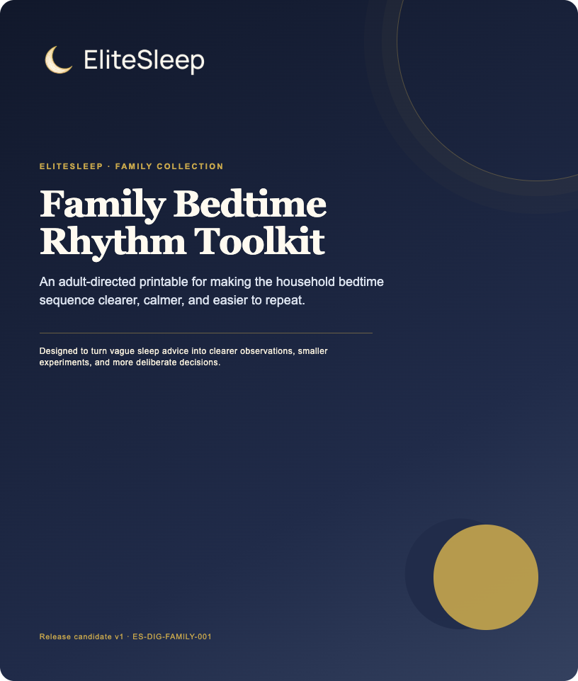 Cover of Family Bedtime Rhythm Toolkit