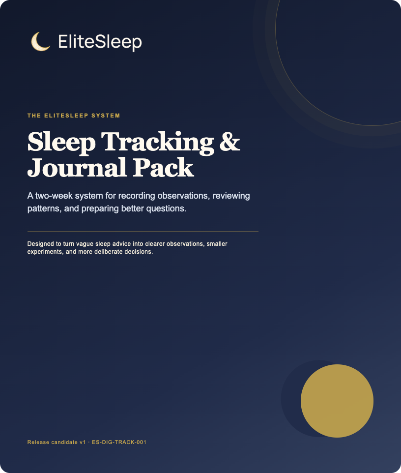 Cover of Sleep Tracking & Journal Pack